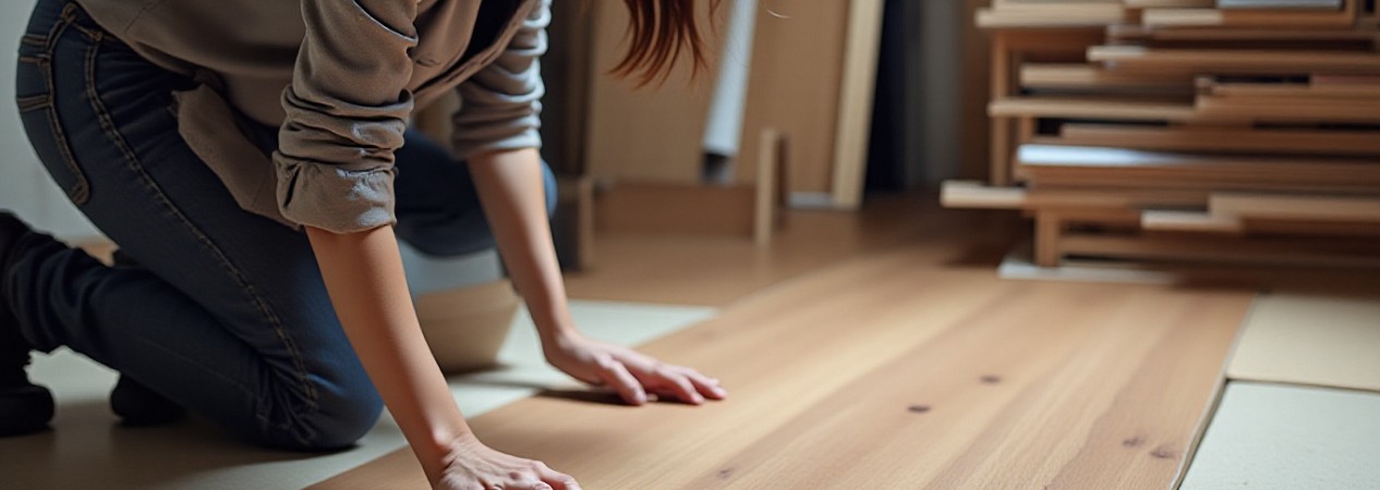 地板博士南投木紋地板鋪設實景